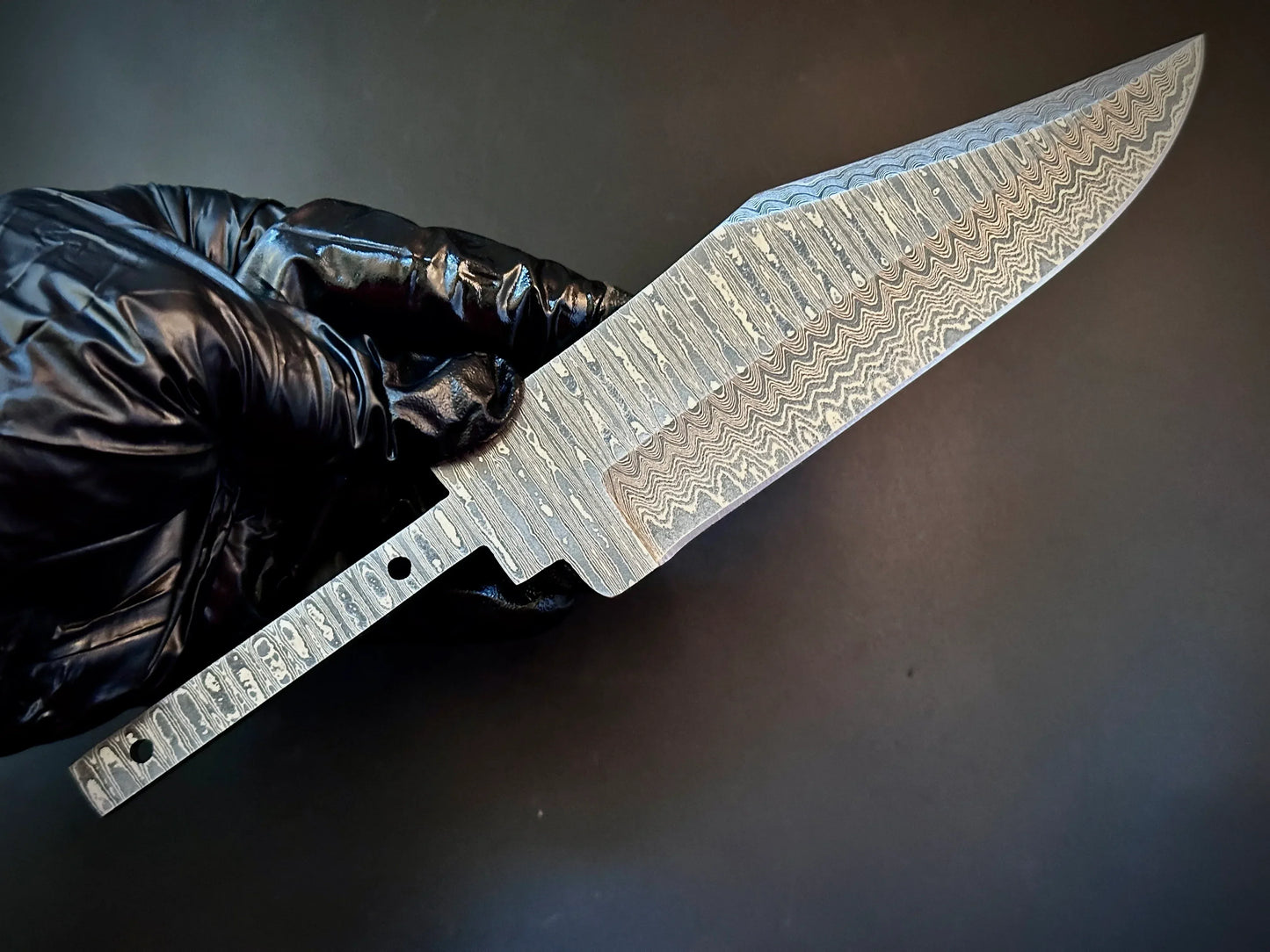 Handmade Damascus Steel Hidden Tang Blank Blade – B35 - Jayger
