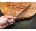 Hand Forged Damascus Steel Throwing Knife Blank – B15