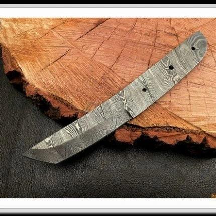 Hand Forged Damascus Steel Hunting Knife Blade - Jayger