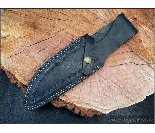 Leather Sheath For Fixed Blade Knife With Belt Loop – BGS2 - Jayger