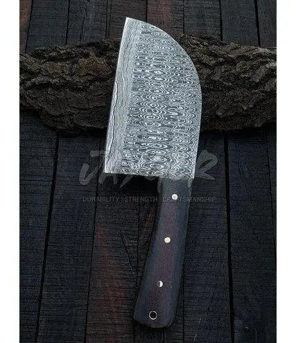 Hackmesser Handgeschmiedetes Damast - Jayger