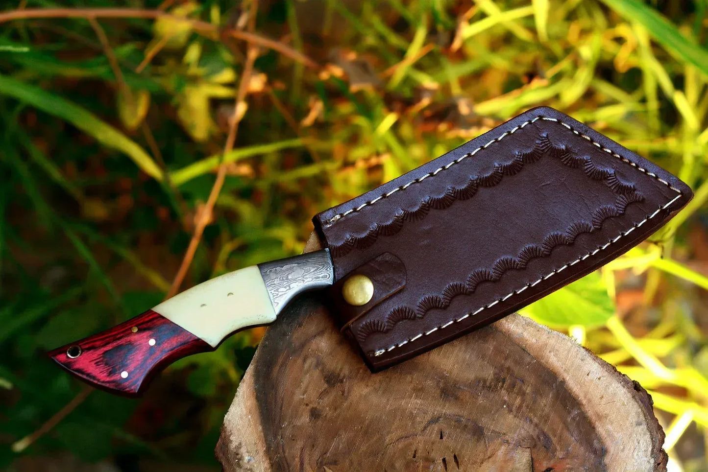 Handmade Cleaver/ Bushcraft Knife DH14 - Jayger