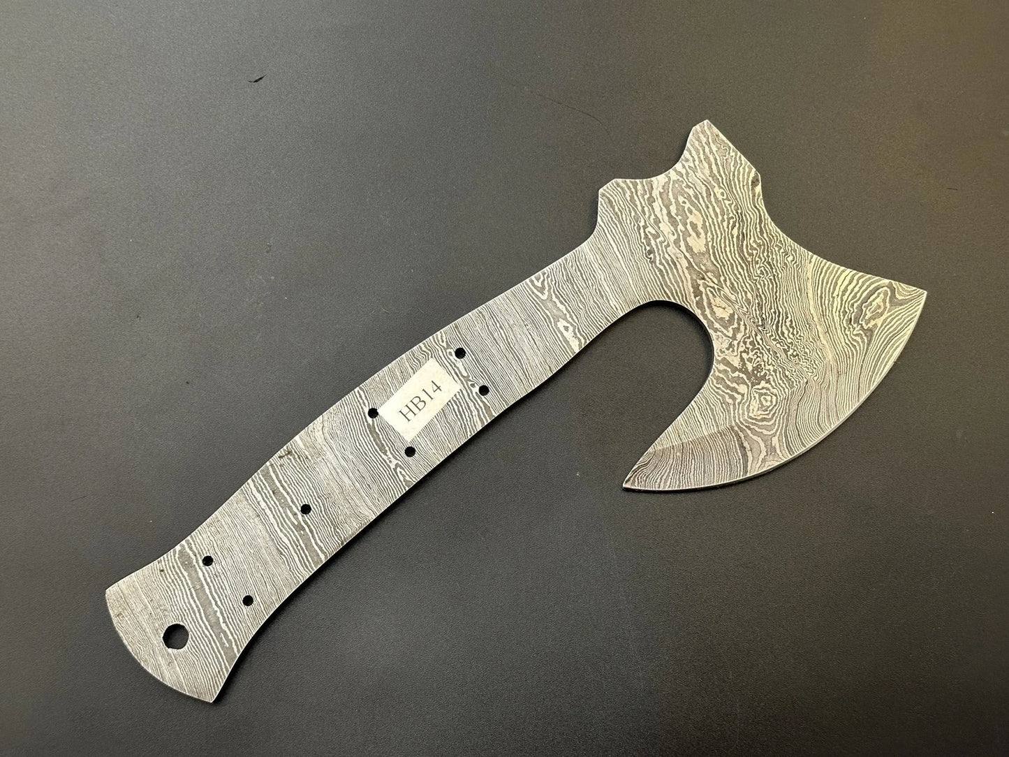 Hand Forged Damascus Steel Cleaver Chef Knife Blade – HB14