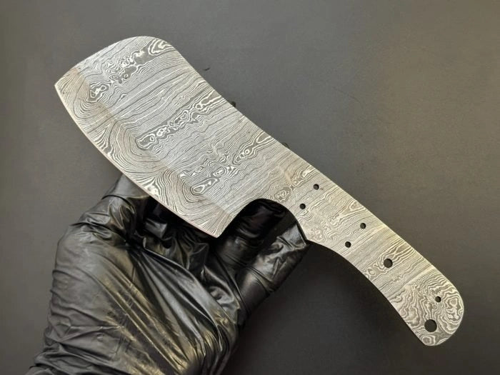 Hand Forged Meat Cleaver Knife | Bushcraft Blank Blade – HB15