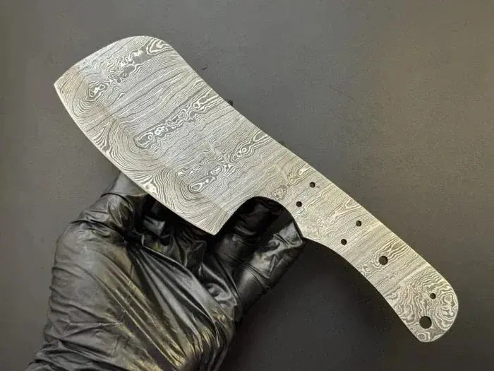 Hand Forged Meat Cleaver Knife | Bushcraft Blank Blade – HB15 - Jayger