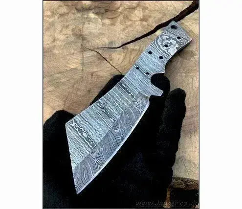 Damascus Steel Bushcraft Knife Blank Blade – HB16 - Jayger