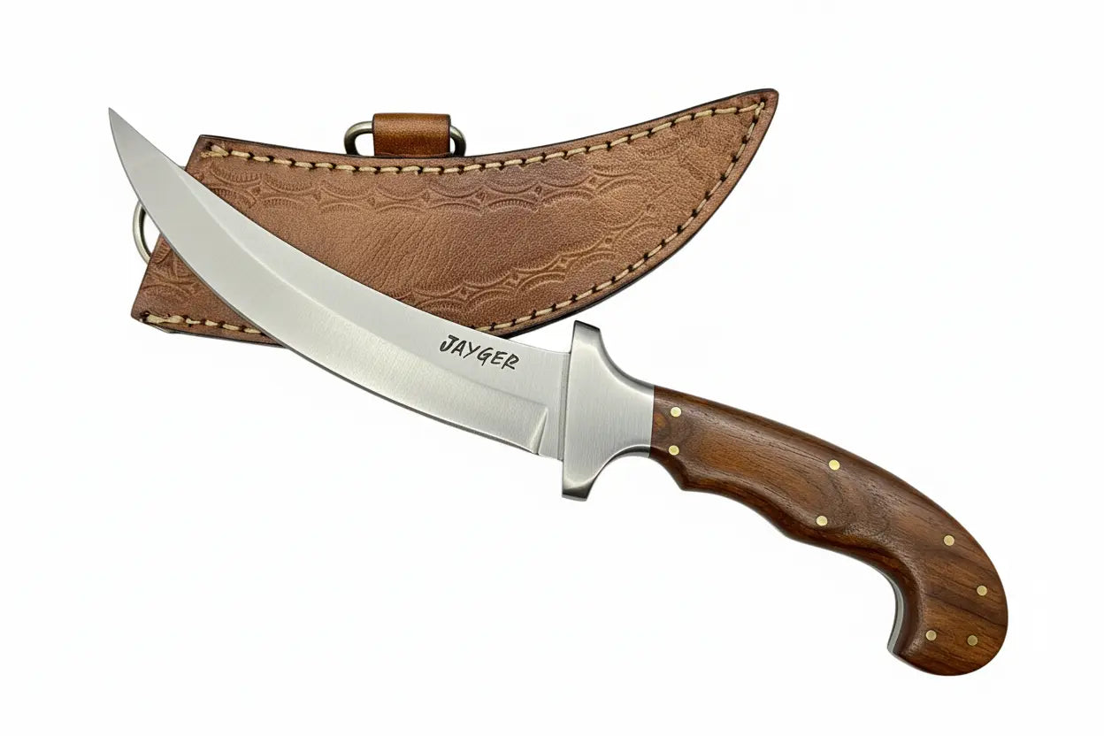 Handmade Carbon Steel Kirpan Knife - Traditional Sikh Knife