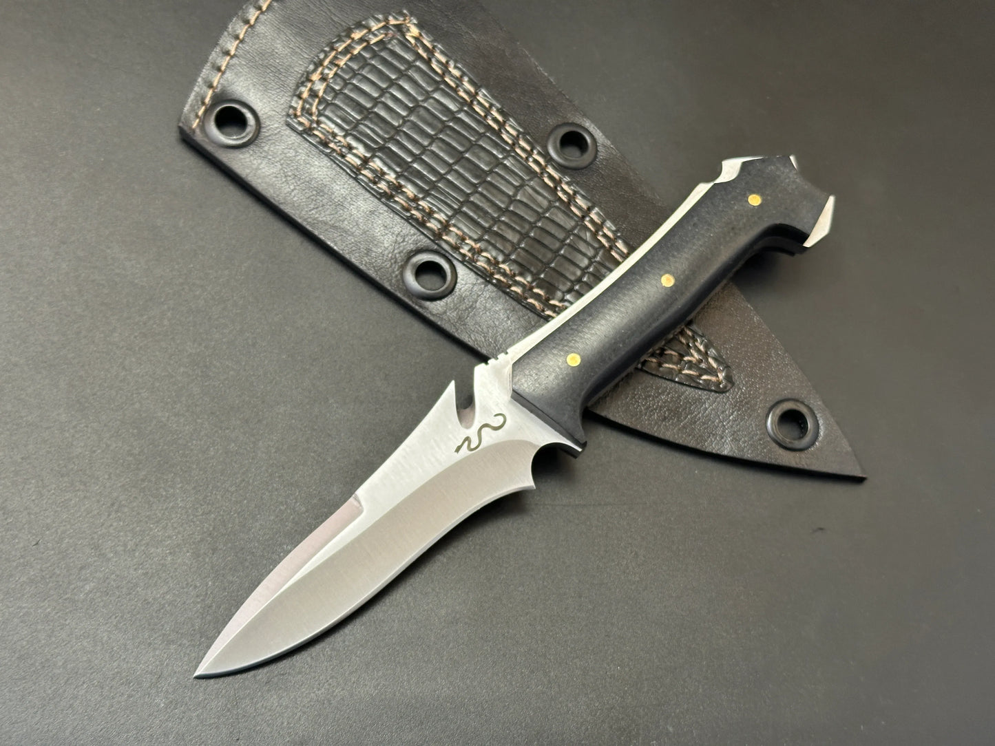 Handmade RE4 Jack Krauser Knife Replica With Leather Sheath