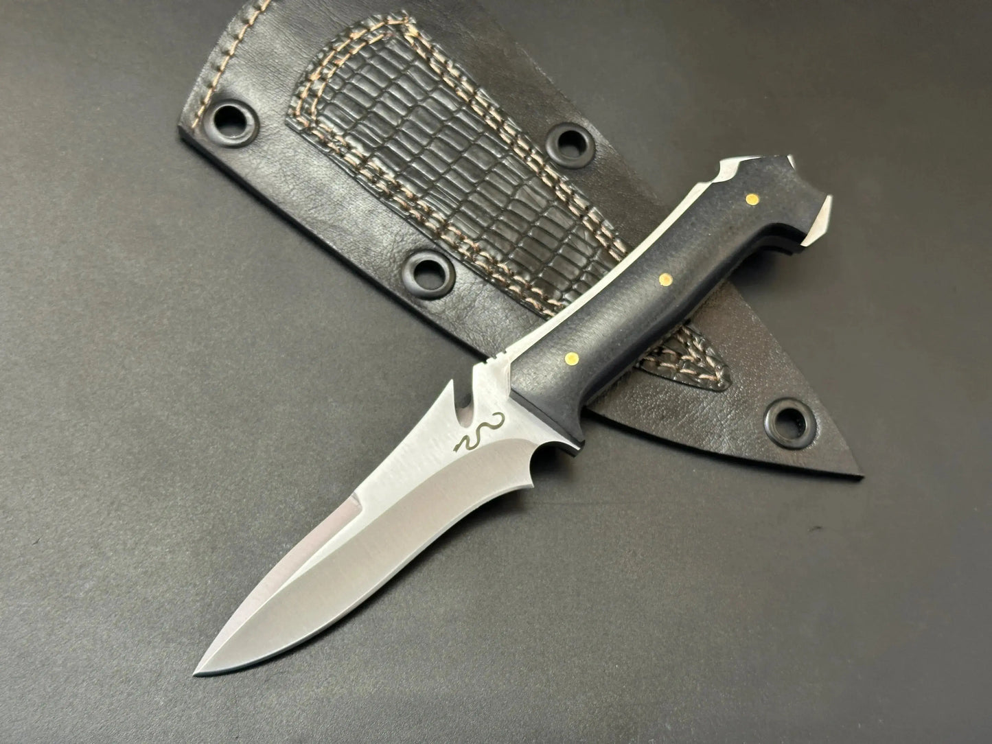 Handmade RE4 Jack Krauser Knife Replica With Leather Sheath
