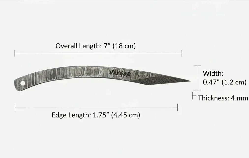 Handmade Kiridashi Marking Knife -Right Hand - Jayger