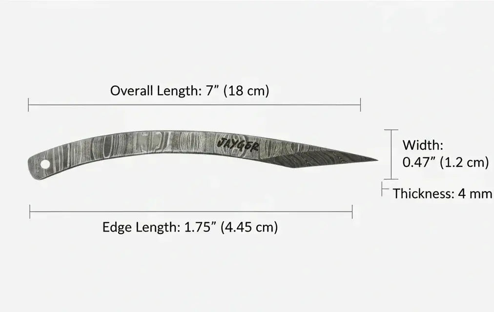 Handmade Kiridashi Marking Knife -Right Hand - Jayger