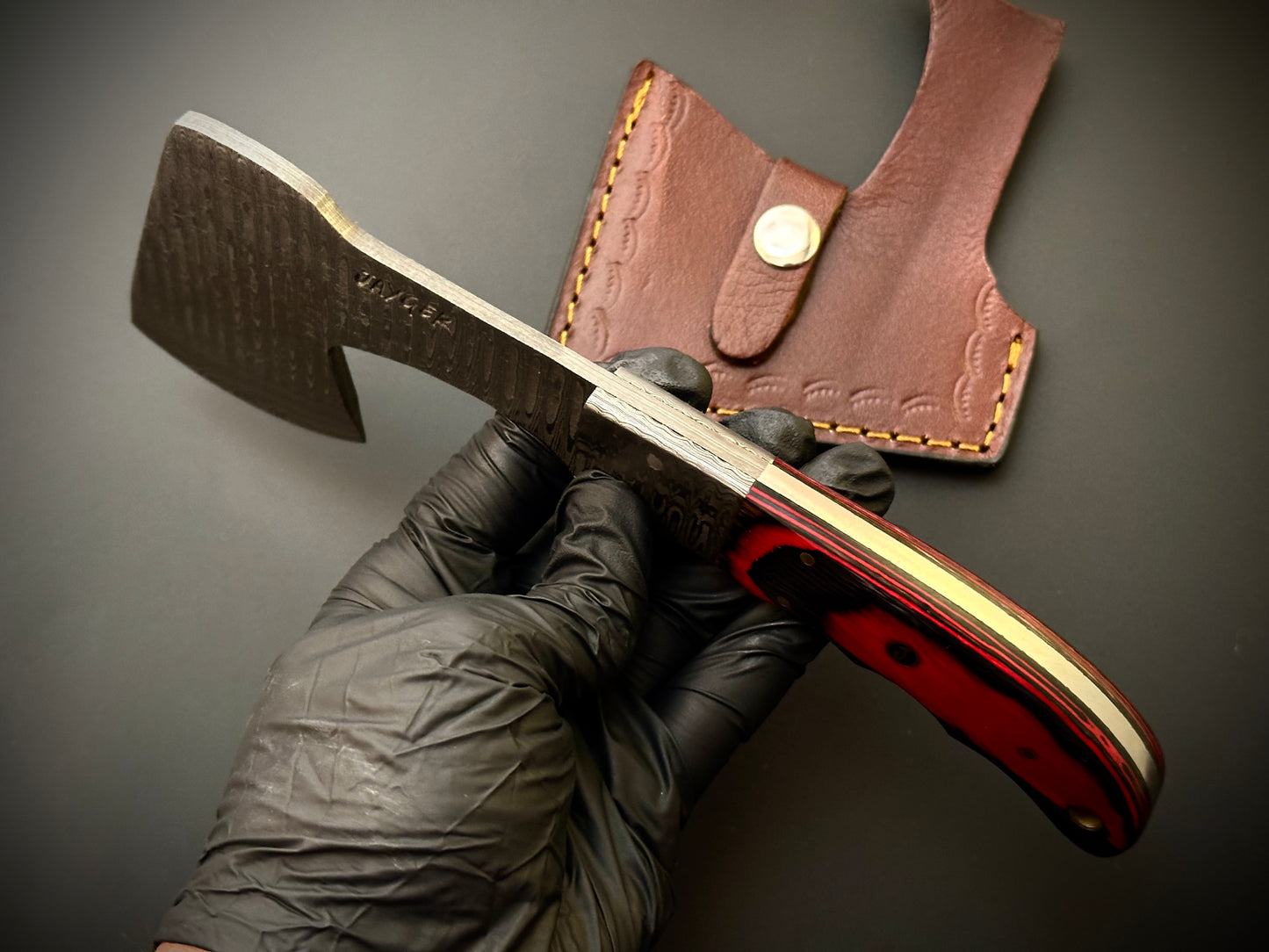 Handmade Damascus Steel Meat Cleaver – DH13