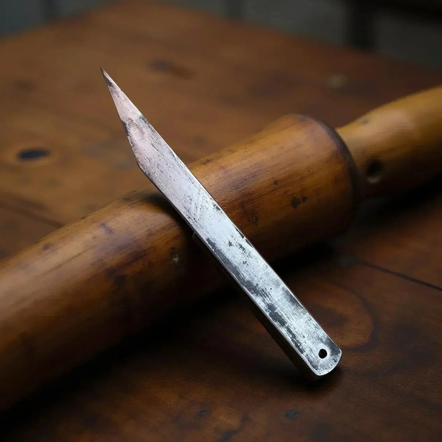 Handmade Carbon Steel Kiridashi Knife - Jayger