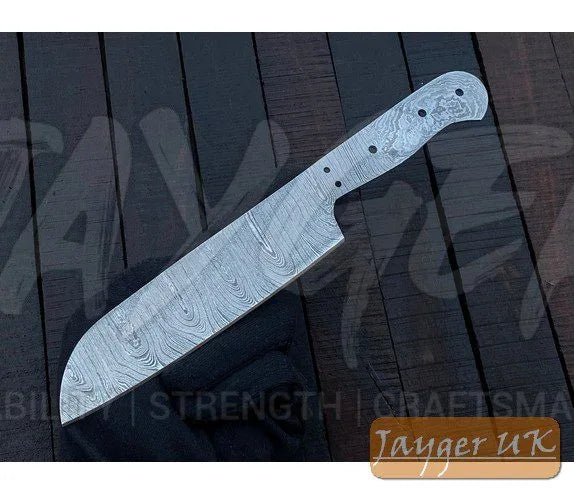 Handmade Kitchen Santoku Knife Blank – K13 - Jayger