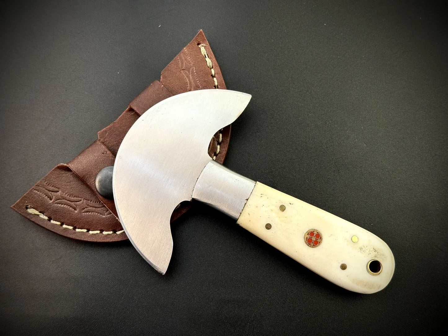 Hand Forged Carbon Steel Leather Skiver / Leather Cutting Knife