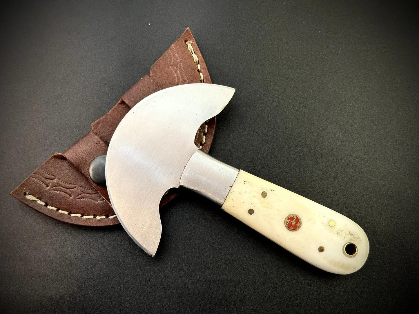 Hand Forged Carbon Steel Leather Skiver / Leather Cutting Knife - Jayger