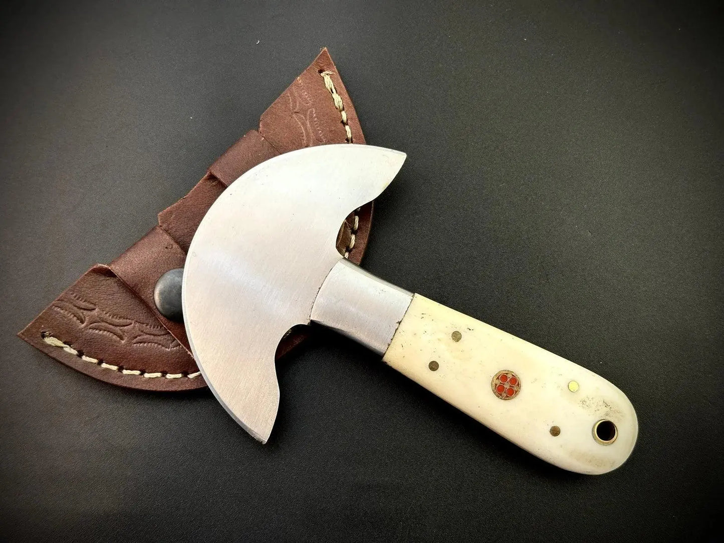 Hand Forged Carbon Steel Leather Skiver / Leather Cutting Knife - Jayger