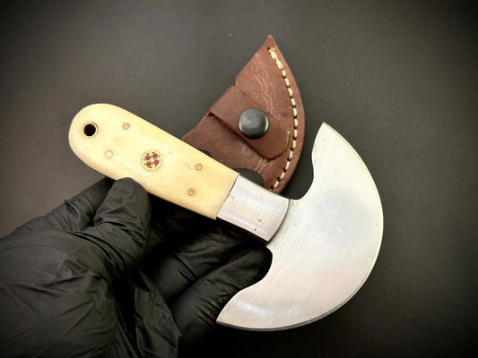 Hand Forged Carbon Steel Leather Skiver / Leather Cutting Knife