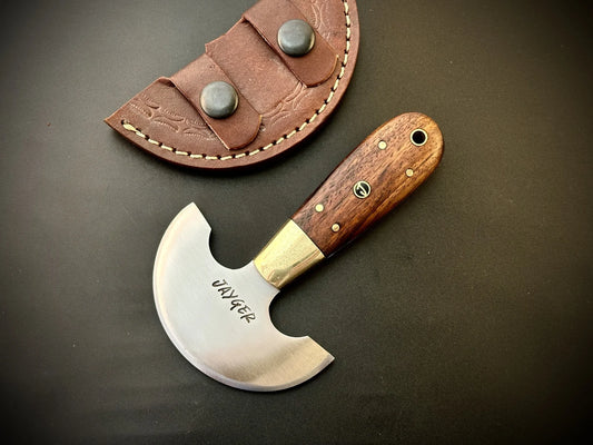 Hand Forged Carbon Steel Leather Cutter Set / Skiver