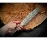 Handmade Damascus Steel Bowie Knife Blank Blade – SD3 - Jayger