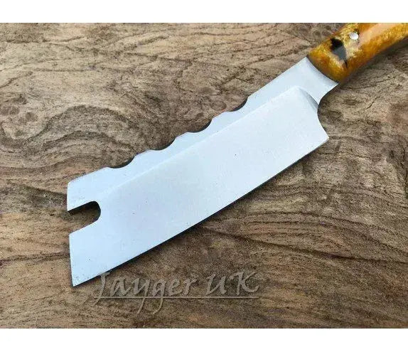 Hand Forged Straight Razor, Cut Throat, Kamisori Style – XC6 - Jayger