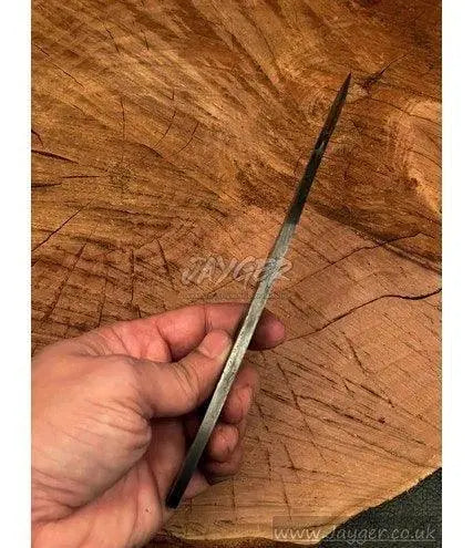 Handmade Damascus Steel Knife blade-Gut hook Blank Blade-Heat Treated - Jayger