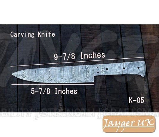 Handmade Damascus Steel Kitchen Carving Knife – K5