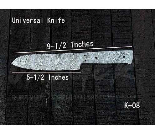 Damascus Steel Multipurpose Cutting Knife Blank – K8 - Jayger
