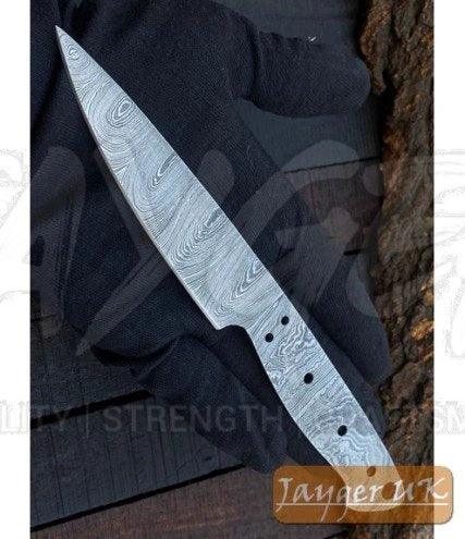 Handmade Damascus Kitchen Paring Knife Blank – K3 - Jayger