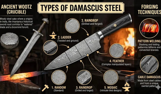 Types Of Damascus Steel