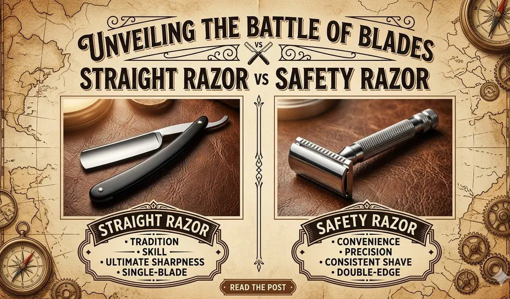 Unveiling the Battle of Blades: Straight Razor vs Safety Razor