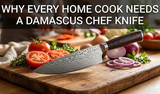 Why Every Home Cook Needs a Damascus Chef Knife