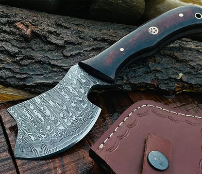 Handmade Damascus Steel Meat Cleaver / Hatchet DH7