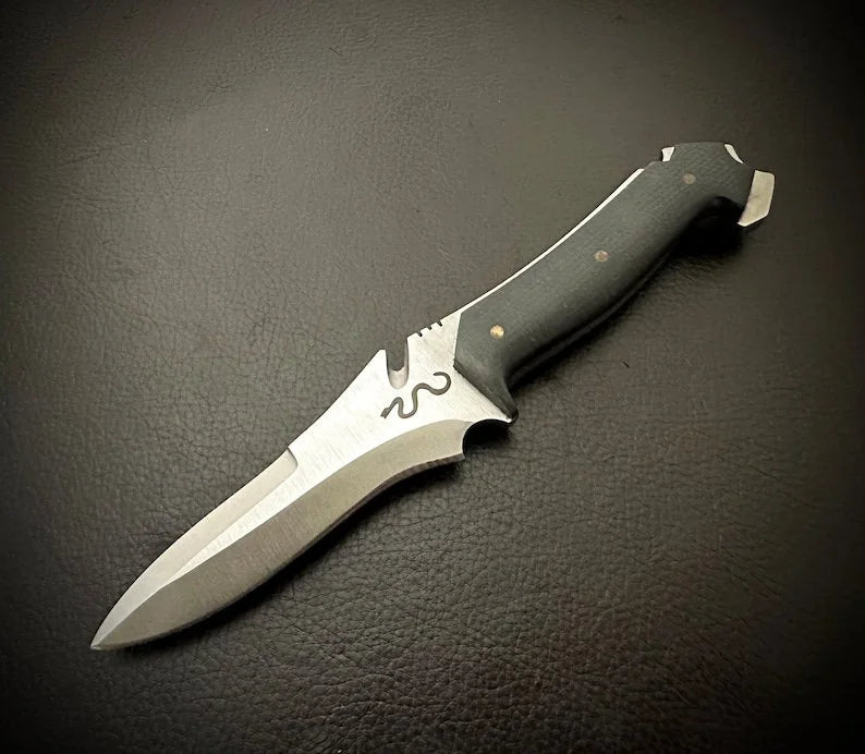 Handmade RE4 Jack Krauser Knife Replica With Leather Sheath