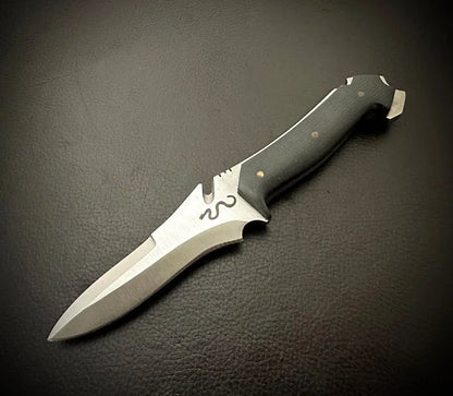 Handmade RE4 Jack Krauser Knife Replica With Leather Sheath