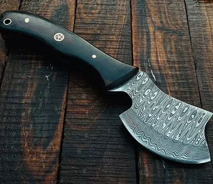 Handmade Damascus Steel Meat Cleaver / Hatchet DH7