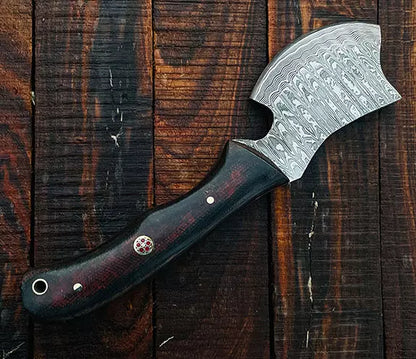 Handmade Damascus Steel Meat Cleaver / Hatchet DH7
