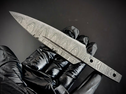 Hand Forged Sgian Dubh Knife Blank – B6