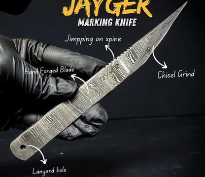 Handmade Damascus Steel Kiridashi Knife