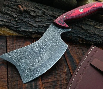 Handmade Meat Cleaver / Bushcraft Knife – DH8