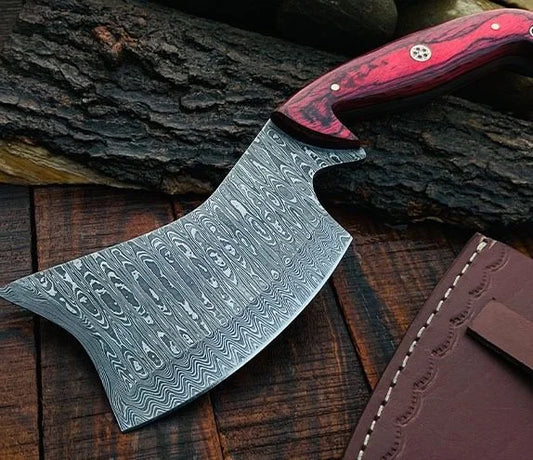 Handmade Meat Cleaver / Bushcraft Knife – DH8
