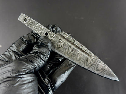 Hand Forged Sgian Dubh Knife Blank – B6