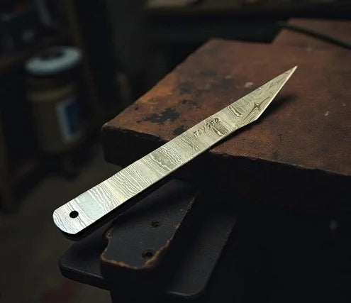 Handmade Damascus Steel Kiridashi Knife