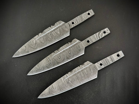 Hand Forged Sgian Dubh Knife Blank – B6