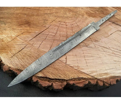 Handmade Scottish Dirk Blank Blade Damascus Steel – b275