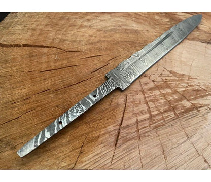 Handmade Scottish Dirk Blank Blade Damascus Steel – b275