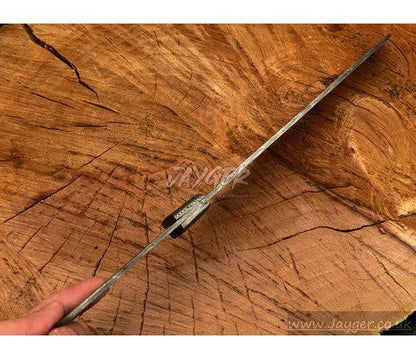 Handmade Damascus Steel Knife blade-Chef Blank Blade-Heat Treated