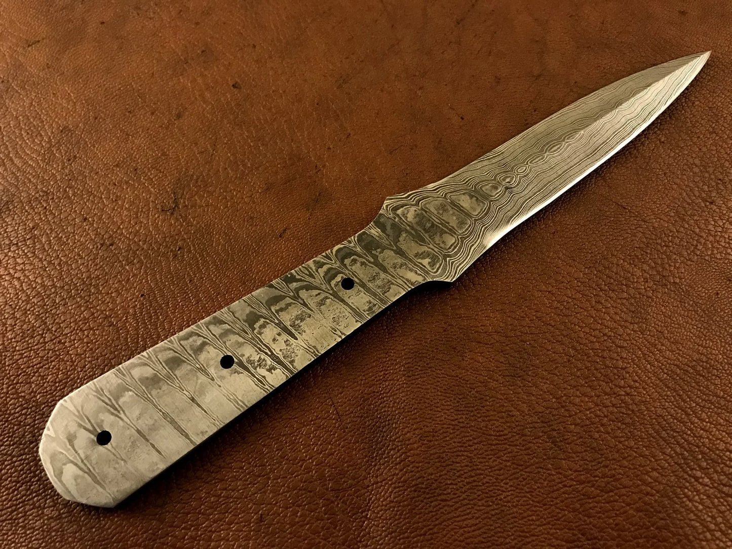 Hand Forged Damascus Steel Dagger Knife Blade – B36