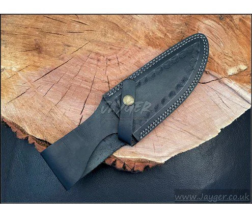 Leather Sheath For Fixed Blade Knife With Belt Loop – BGS2