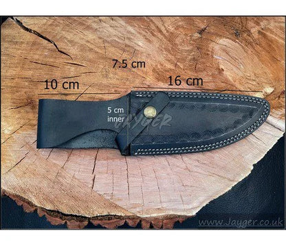 Leather Sheath For Fixed Blade Knife With Belt Loop – BGS2